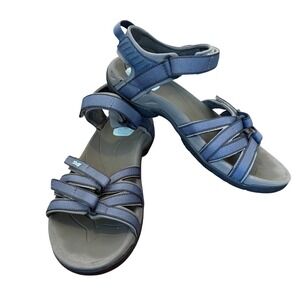 Teva Tirra Women Sz 8 Bering Sea Blue Strappy Sport Hiking Sandals 4266 Outdoors